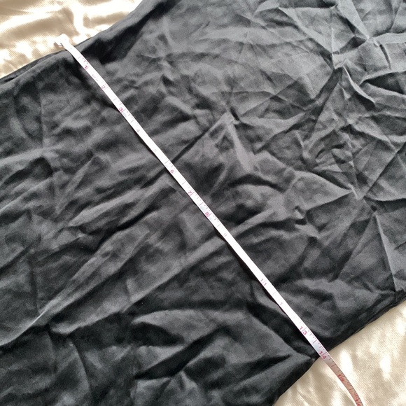 Black Silk Backless Slip Dress / Chemise Size Small Medium| Satin Slip - Picture 6 of 8